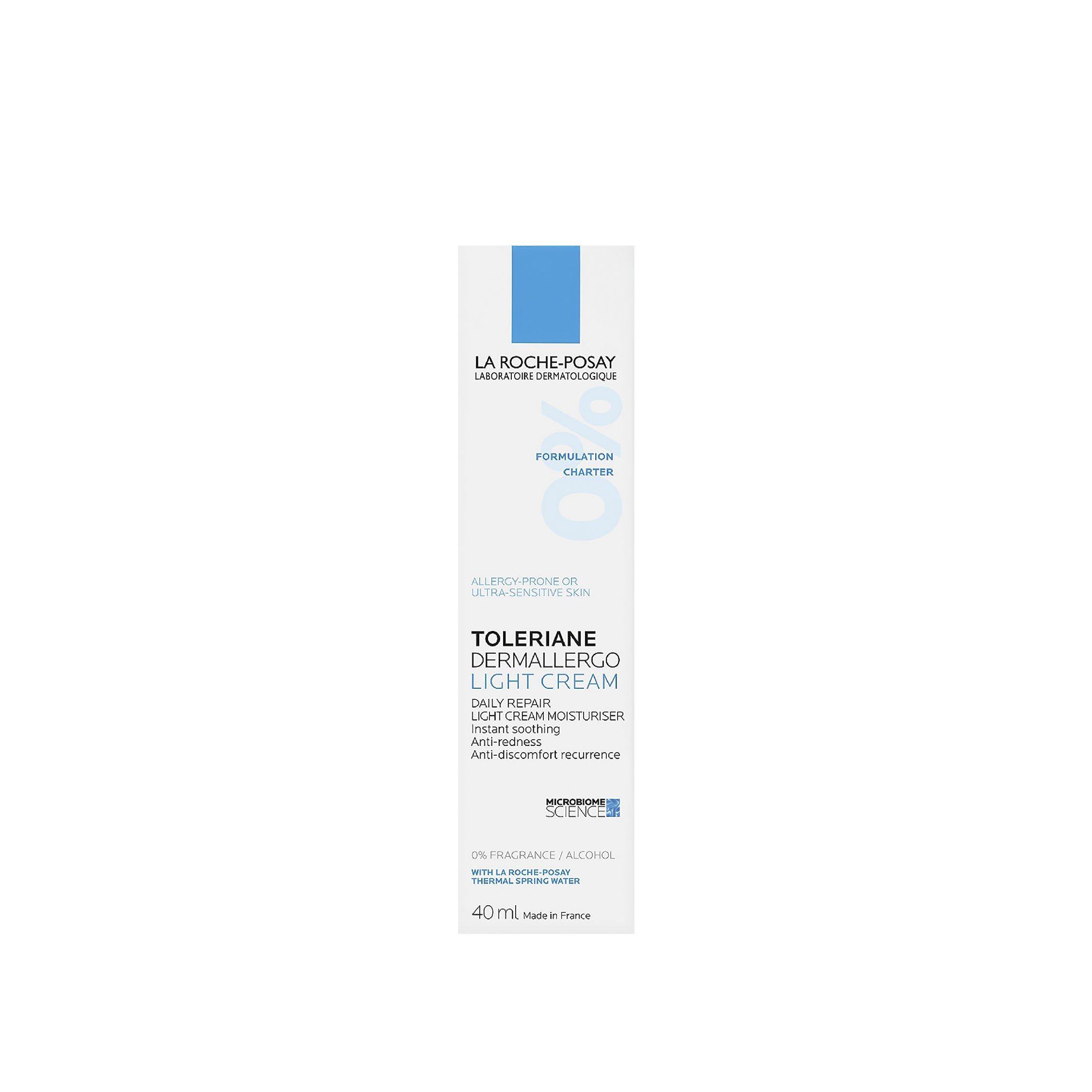 Kem dưỡng làm dịu tức thì &amp; bảo vệ cho da khô rất nhạy cảm &amp; kích ứng La Roche-Posay Toleriane Ultra Light (40ml)