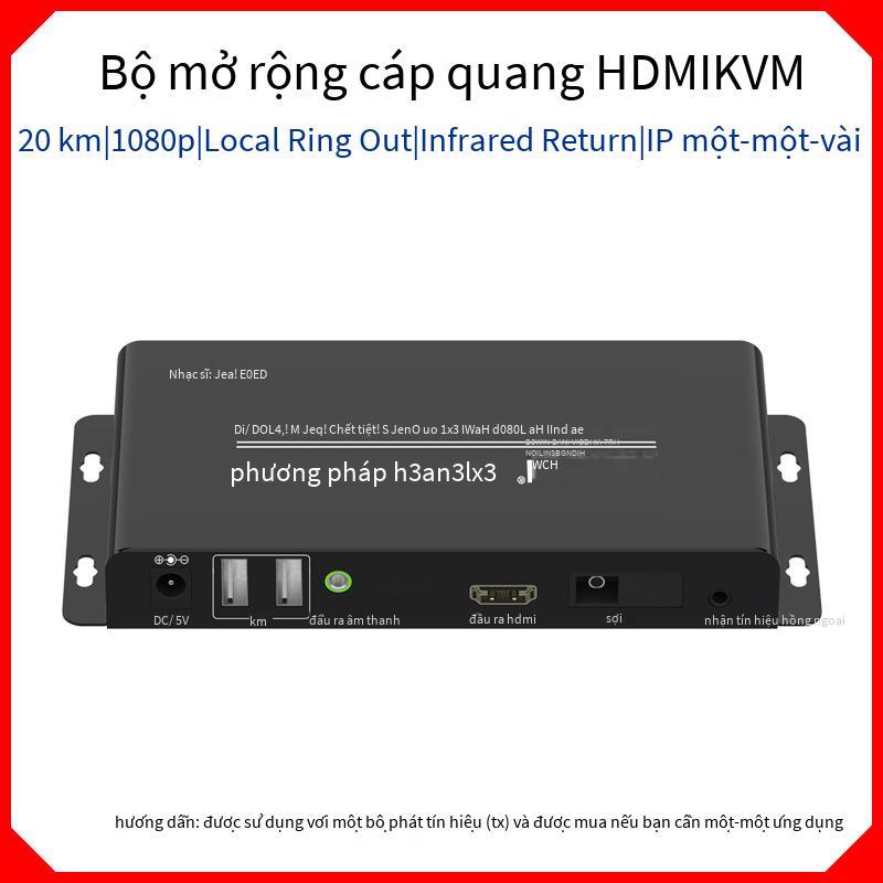 Vận Chuyển nhanh Zhenhong HDMI KVM Bộ Mở Rộng Sợi Quang HDMI + USB mở rộng Bộ Thu Phát Sợi Quang HDMI