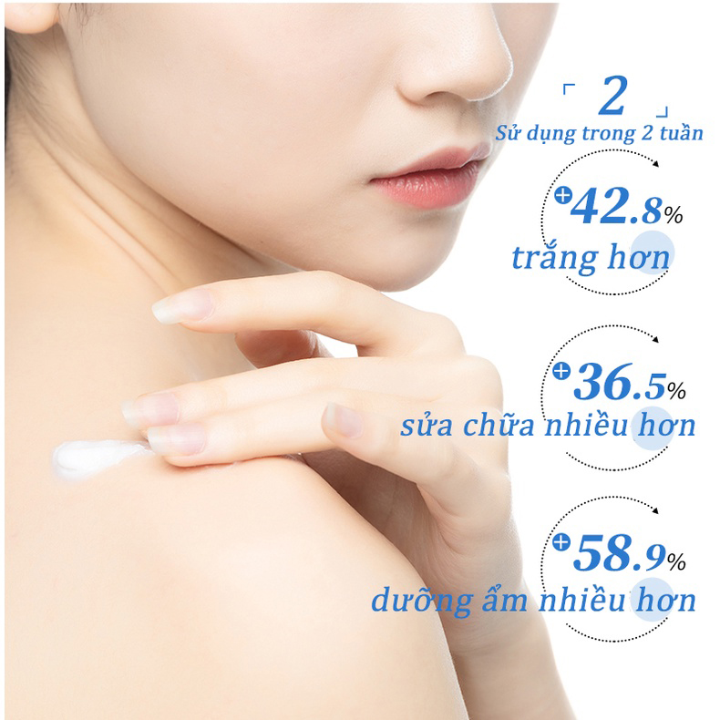 Sữa Dưỡng Thể Dưỡng Trắng Mịn Da Chiết Xuất Hạt Ý Dĩ Wasosen Body Milk Chai 500ml