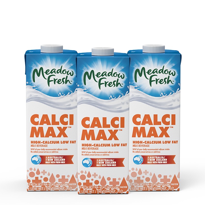 Sữa Tươi Tiệt Trùng Giàu Canxi ít béo nhập khẩu Úc MEADOW FRESH 1L