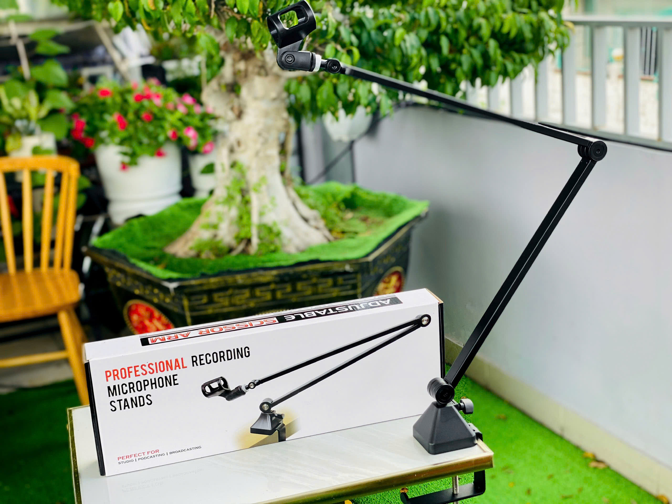 Kẹp Bàn NB36 pro Kẹp Micro NB36 dùng kẹp mic thu âm livestream chuẩn phòng thu cao cấp thép Cao Cấp Không Gỉ bám chắc dễ dàng di chuyển hàng nhập khẩu