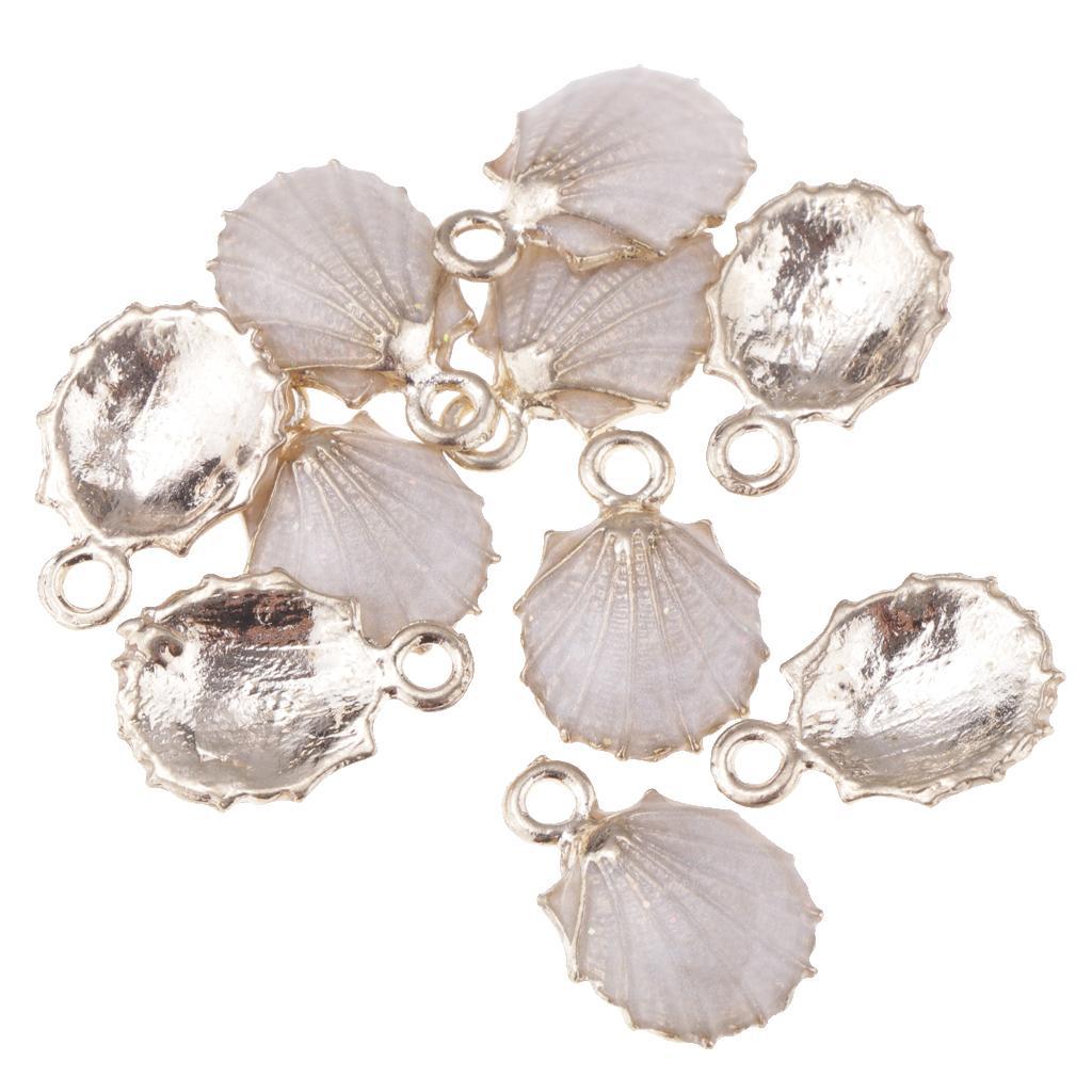 10 Pieces Alloy Charms Pendants for Jewelry Making Crafting