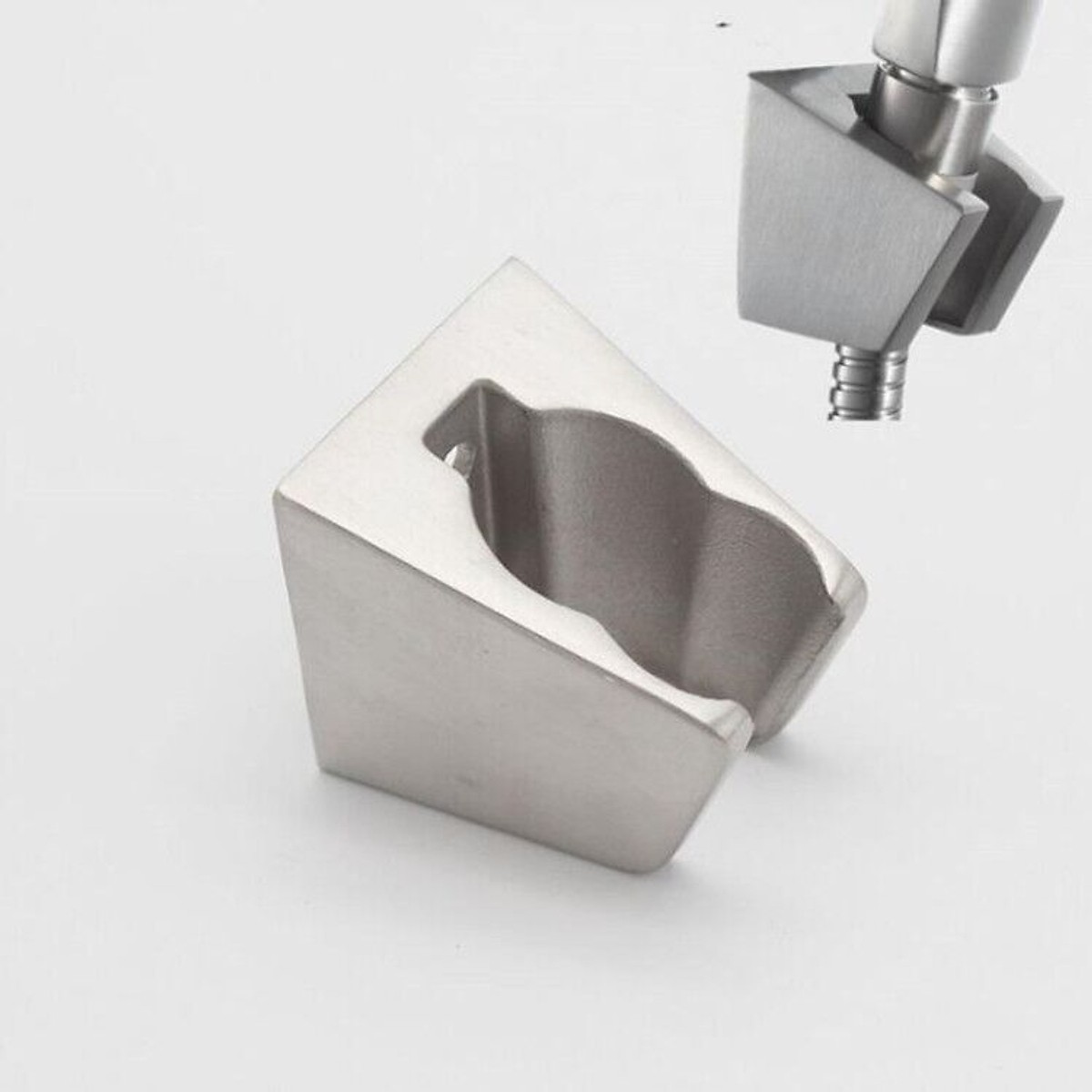 Đế cài/ Giá đỡ vòi hoa sen inox 304 kèm phụ kiện treo tường