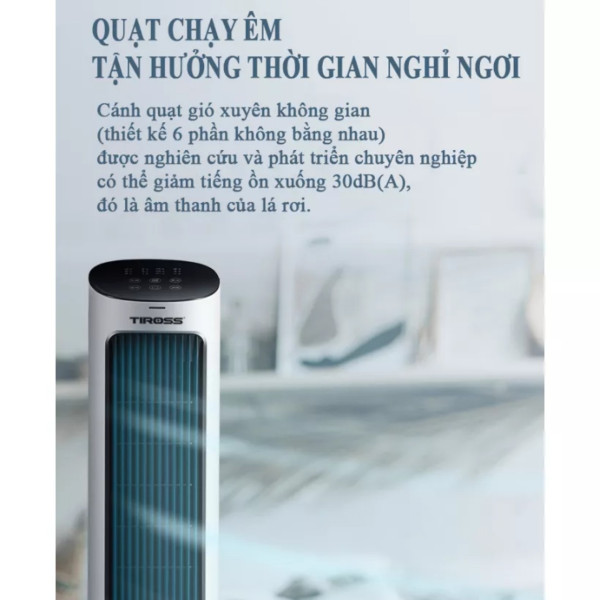 Quạt Tháp Hơi Nước TS9177 CS 50w dung tích 4L-hàng chính hãng