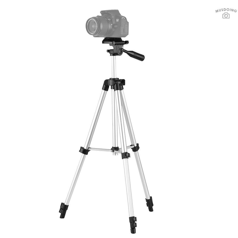 Gậy Ba Chân Bằng Hợp Kim Nhôm Chịu Lực Tối Đa 2.5kg Kích Thước 46inch / 118cm Cho Máy Ảnh Canon Nikon Sony Dslr Ildc Dvs