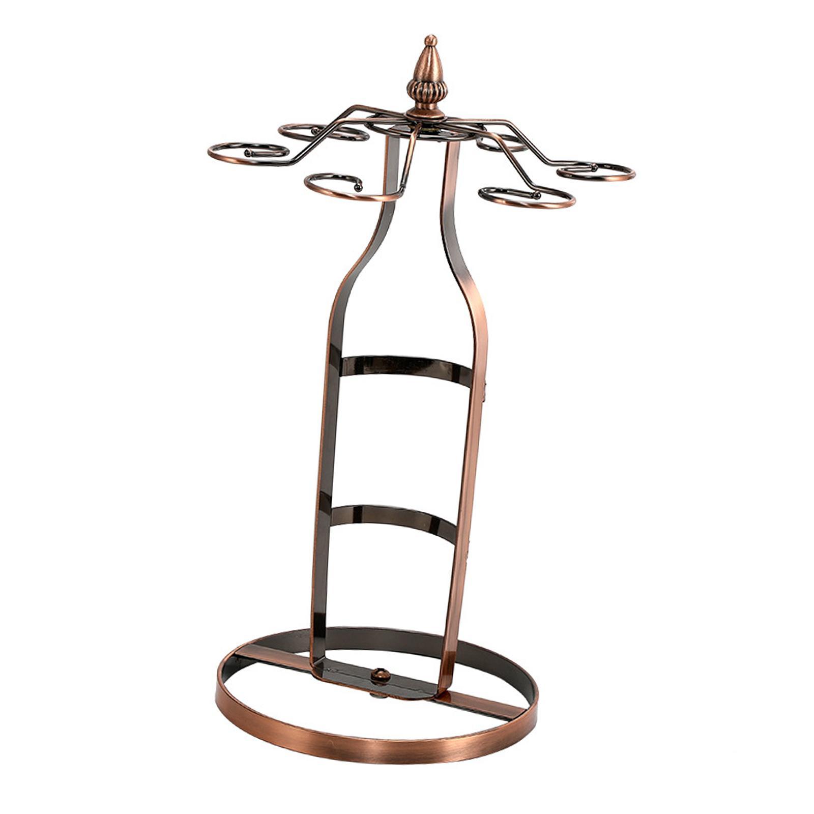 2 in 1 Rack Iron Freestanding Bottle Stand Wedding Banquet