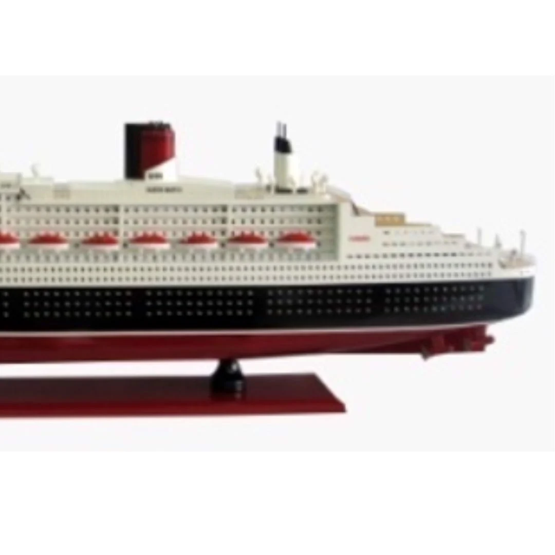 Mô hình Du thuyền QUEEN MARY II cao cấp, mô hình thuyền gỗ tự nhiên sang trọng lắp ráp sẵn 1st FURNITURE