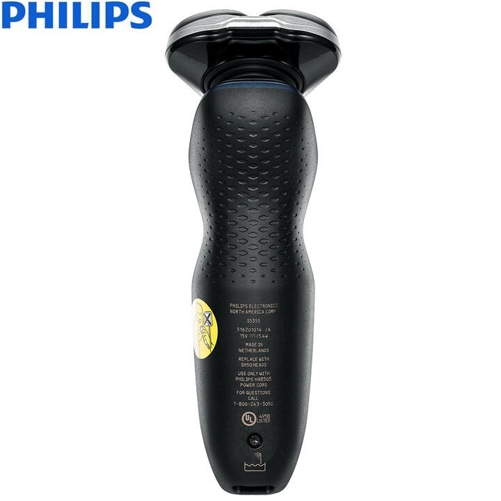 Máy cạo râu khô và ướt cao cấp Philips Norelco S5355/82 tích hợp đầu cạo linh hoạt theo 5 hướng cạo nhanh và sát - Hàng Nhập Khẩu