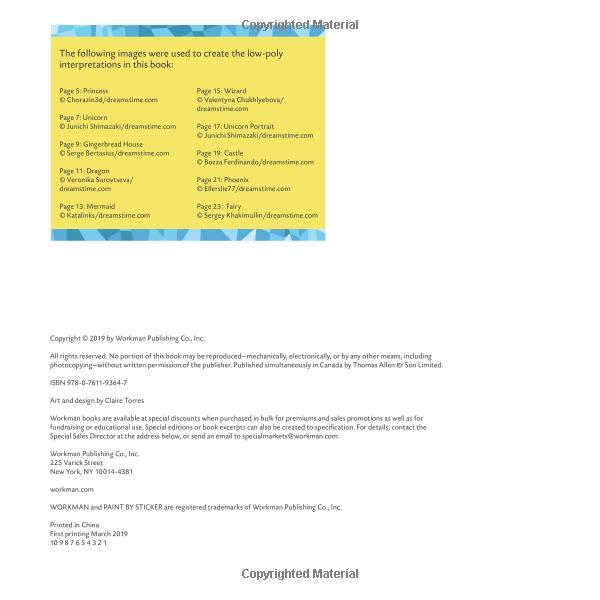 Sách ngoại văn: Paint By Sticker Kids: Unicorns And Magic: Create 10 Pictures One Sticker At A Time!