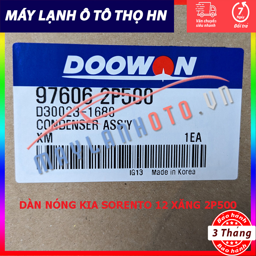 Dàn nóng Kia Sorento hàng xịn Hàn Quốc