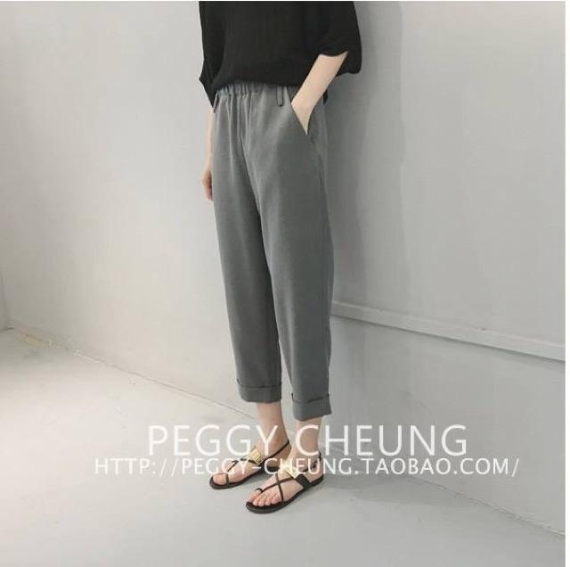 QUẦN BAGGY LƯNG THUN