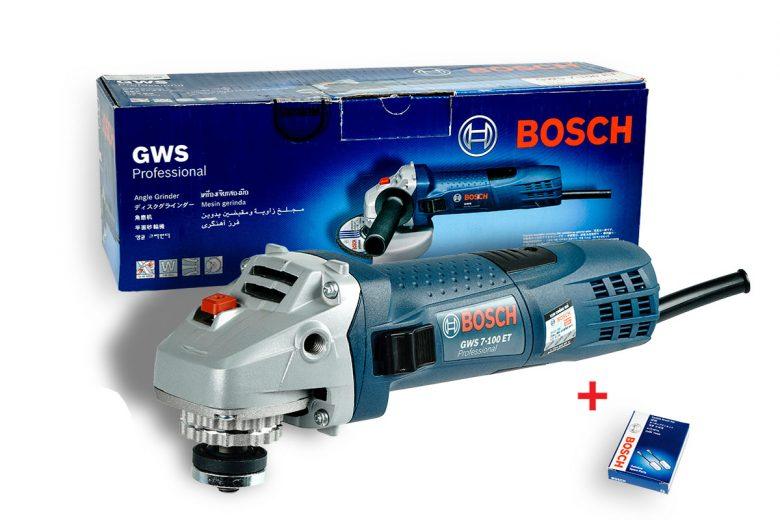 MÁY MÀI GÓC 720W 100MM BOSCH GWS 7-100 ET - HÀNG CHÍNH HÃNG