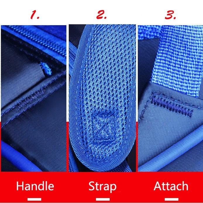 Tặng Đồng Hồ Balo chống gù dáng hộp, cặp học sinh tiểu học có phát quang bảo vệ cho bé