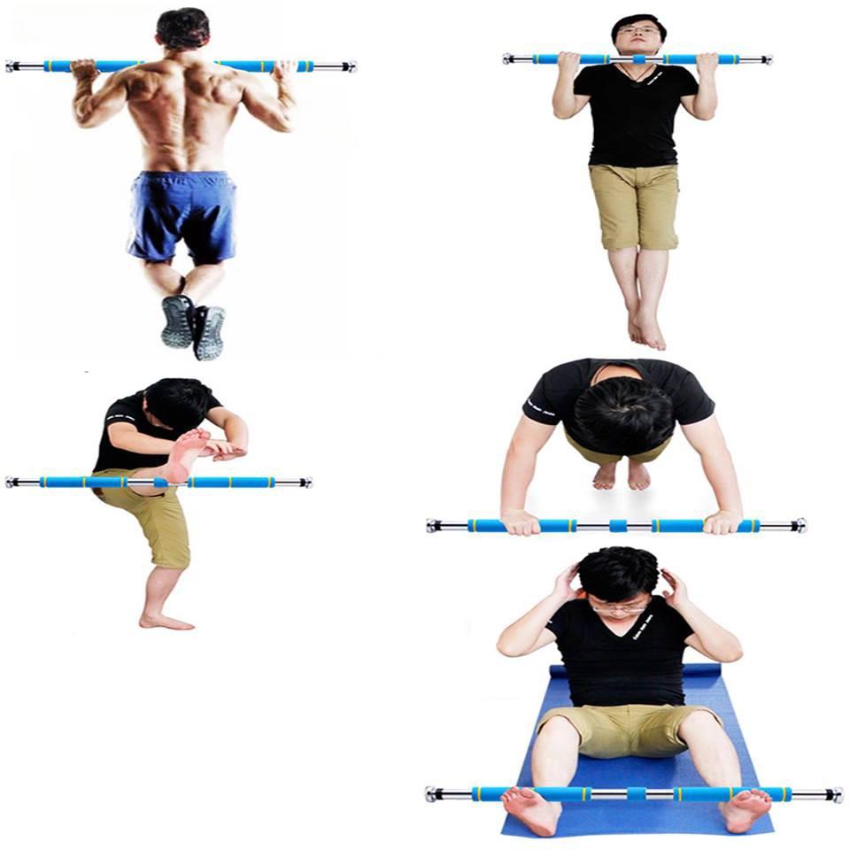 Xà đơn gắn cửa hoặc treo tường 60-100 cm
