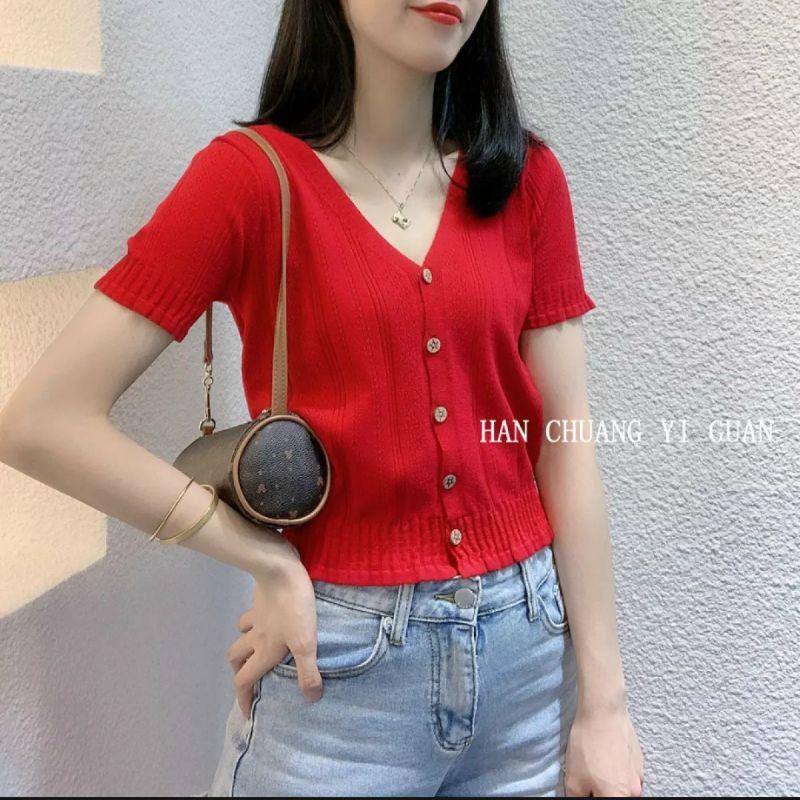 Áo Len Đính Đá Cao Cấp Hàng Shop ảnh thật