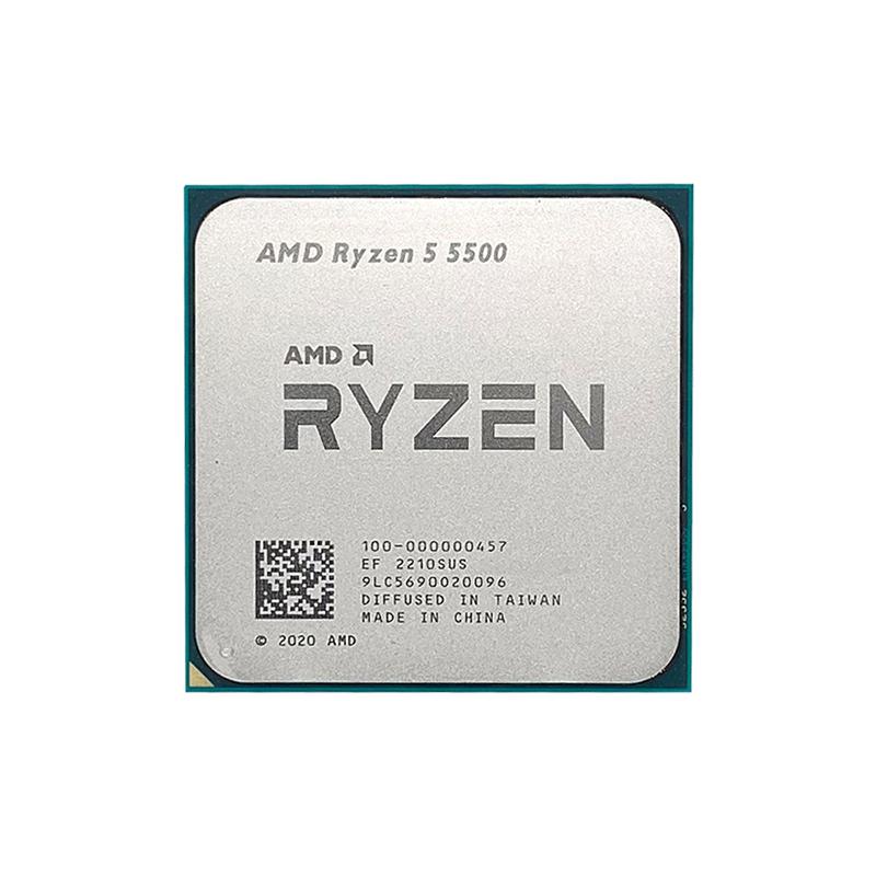 Mới AMD Ryzen 5 5500 CPU R5 5500 3.6 GHz 6 Nhân 12 Luồng Bộ Xử Lý CPU 7NM L3=16M Ổ Cắm AM4 Mới Không Có Tản Nhiệt