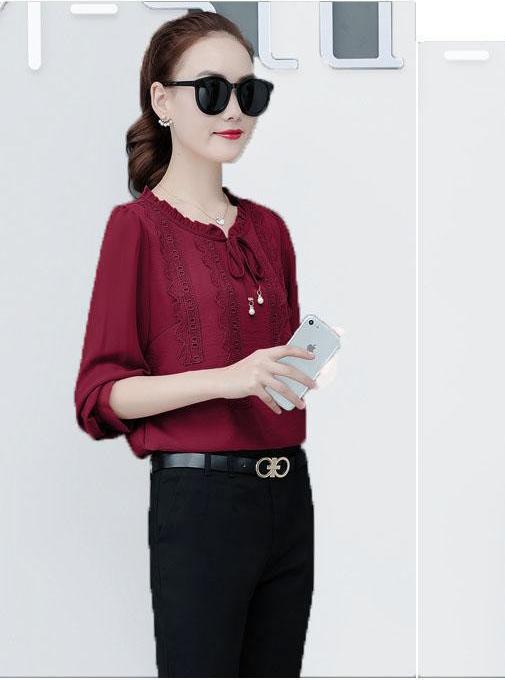 Áo sơ mi phôi ren ngục BY6355BY