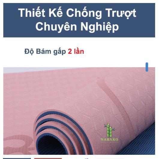 THẢM YOGA- THẢM ĐỊNH TUYẾN TPE 2 LỚP