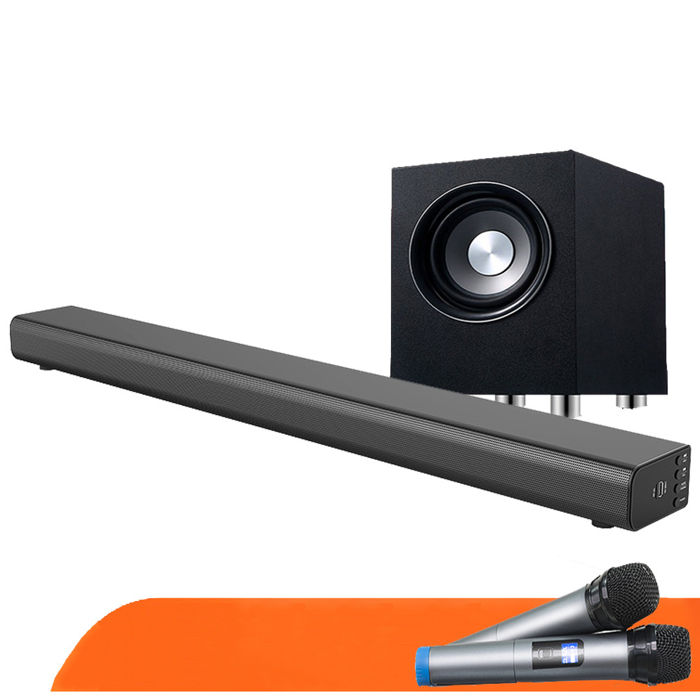 Bộ Loa Soundbar Karaoke 5.1 L5 + Loa Trầm S1 Tặng 02 Micro Không Dây AZONE