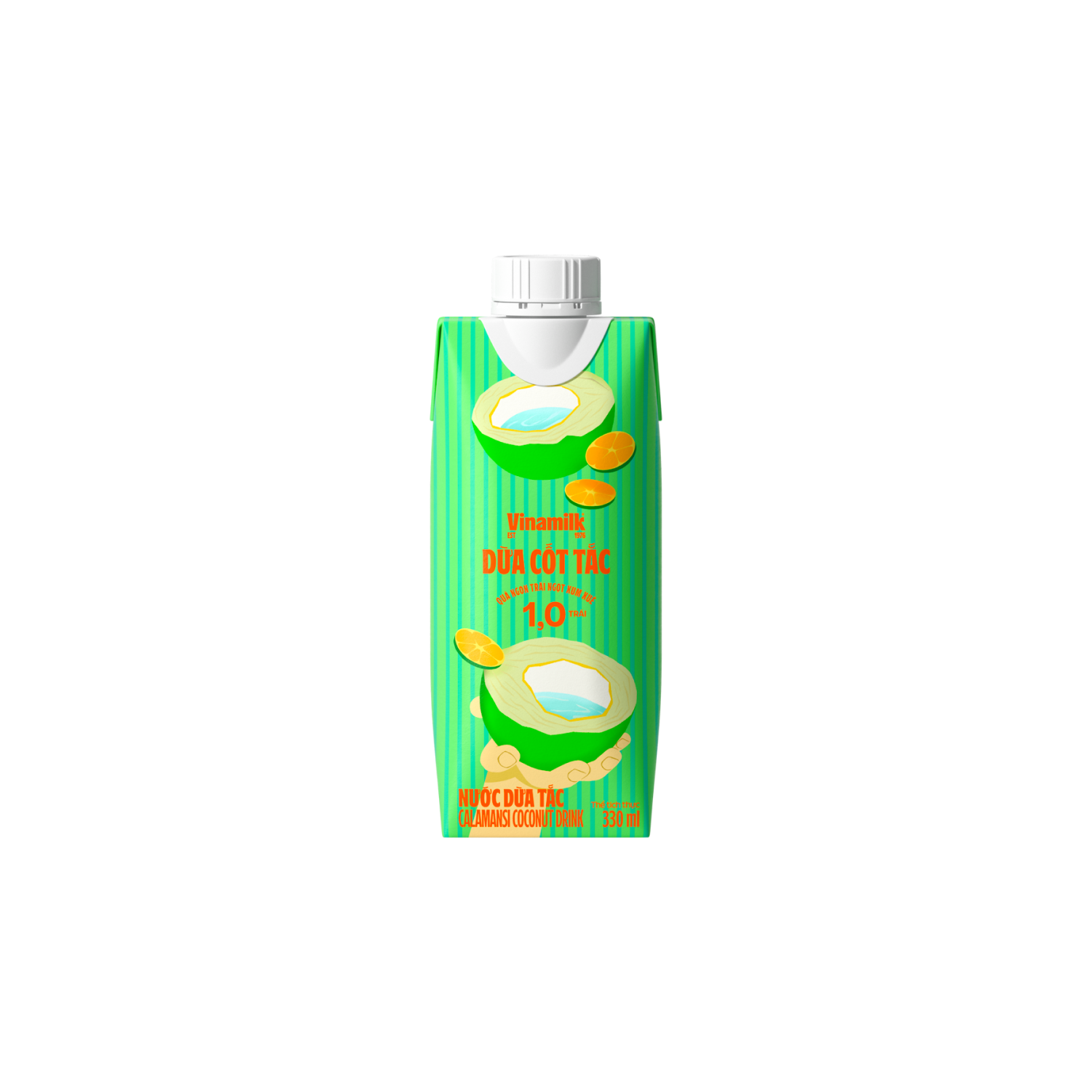 Nước Dừa Tắc Vinamilk 330ml