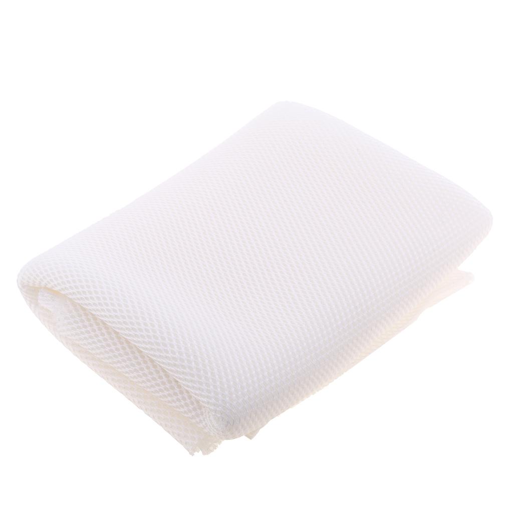 2xSpeaker Grill Cloth Stereo Gille Fabric Speaker Mesh Cloth White