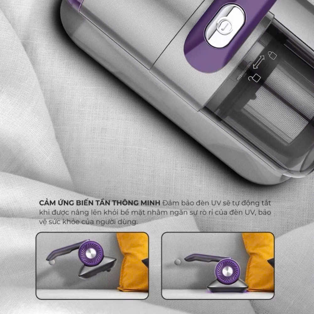 Máy Hút Bụi Giường Nệm Diệt Khuẩn UV, Công Suất 1400W - Hút Sạch Mọi Bụi Bẩn - HÀNG CHÍNH HÃNG MINIIN