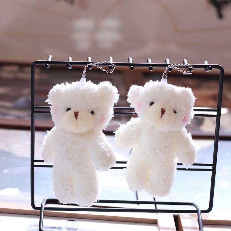 Móc khóa gấu bông treo balo túi xách móc khóa dễ thương Balo Ulzzang Unisex