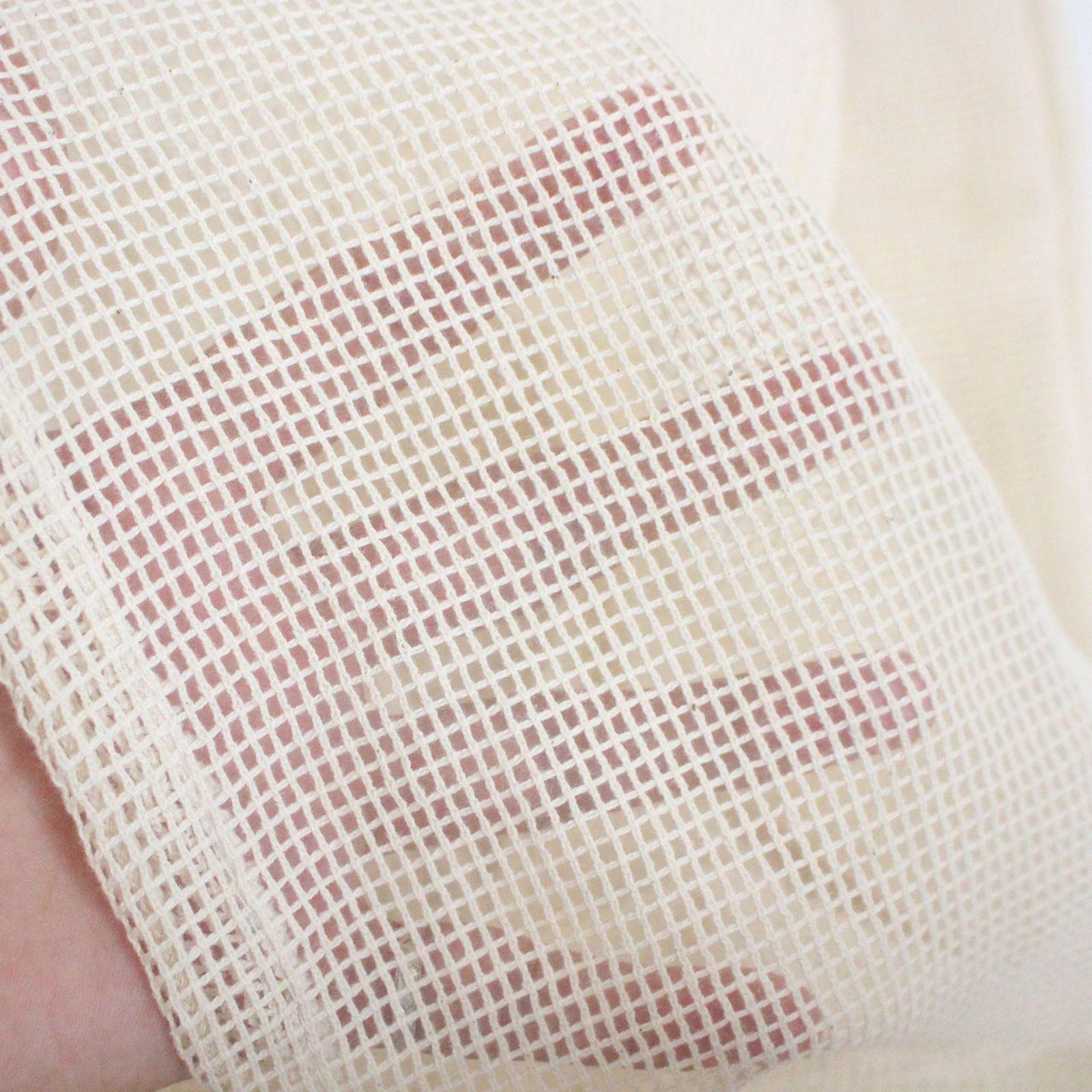 Cotton Mesh Vegetable Bags Produce Bag Storage Bag