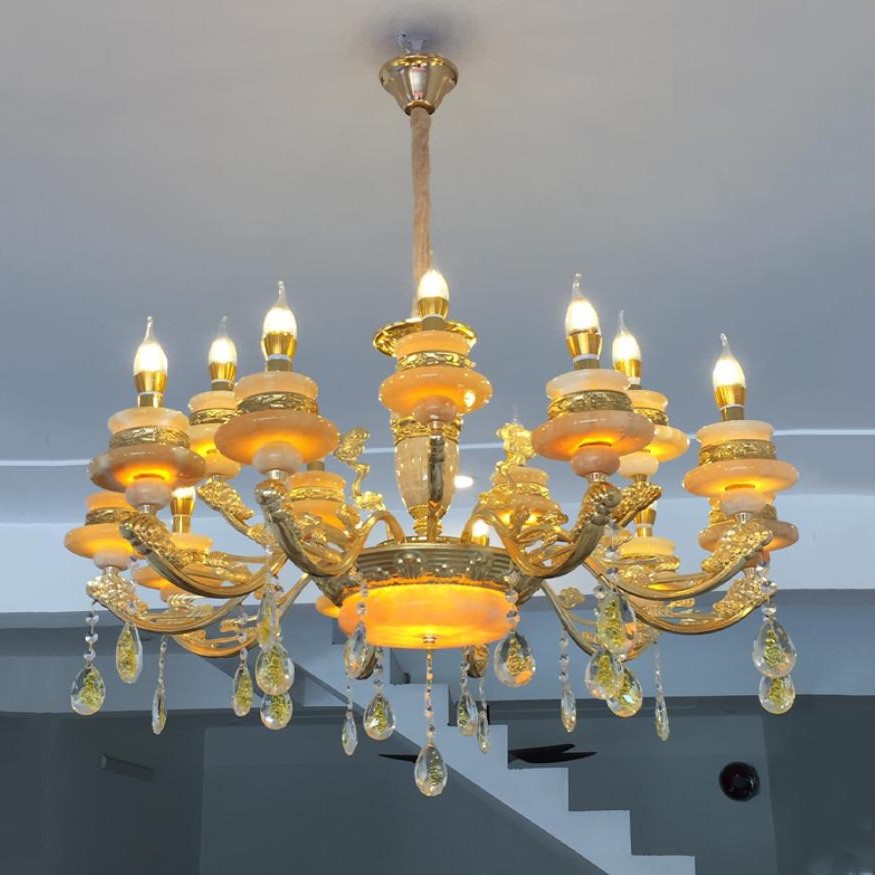 ĐÈN CHÙM TAY NẾN CỔ ĐIỂN CHAO ĐÁ CAO CẤP