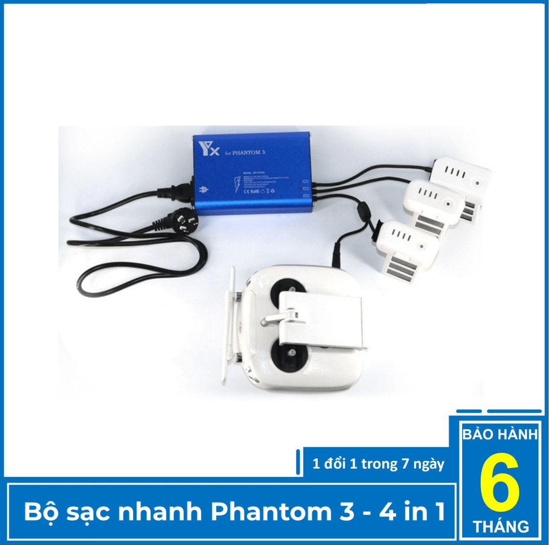 Bộ sạc nhanh Phantom 3 - Yxtech - Hành chính hãng