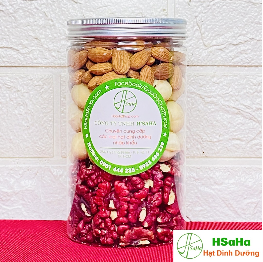 Hạt Dinh Dưỡng Mix Nhiều Loại Tách Vỏ Nhập Khẩu HSaHa 500g