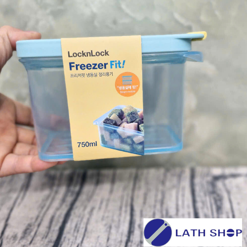 Hộp Nhựa LocknLock Freezer Fit Hàn Quốc Bảo Quản Thực Phẩm, Trữ Đông, Tiết Kiệm Diện Tích- Hàng Chính Hãng