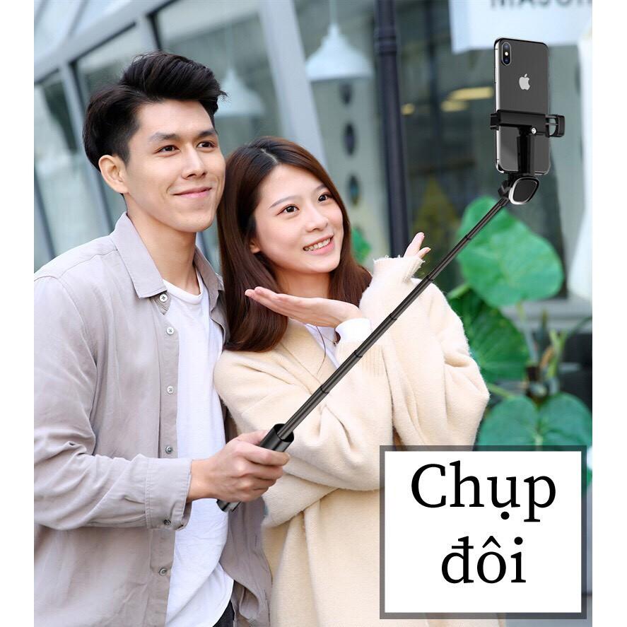 Gậy tripod selfie,gậy chụp hình quay video livestream có remote rút gọn cao cấp (Cyke)