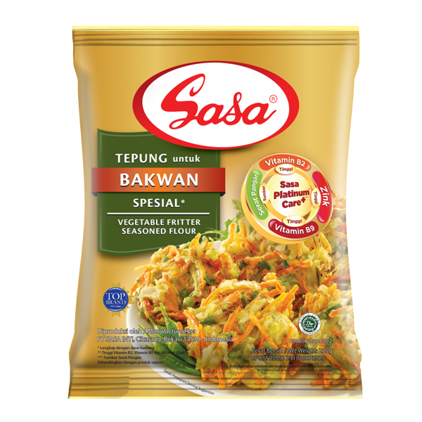 BỘT CHIÊN RAU SASA 225G - NHẬP KHẨU INDONESIA