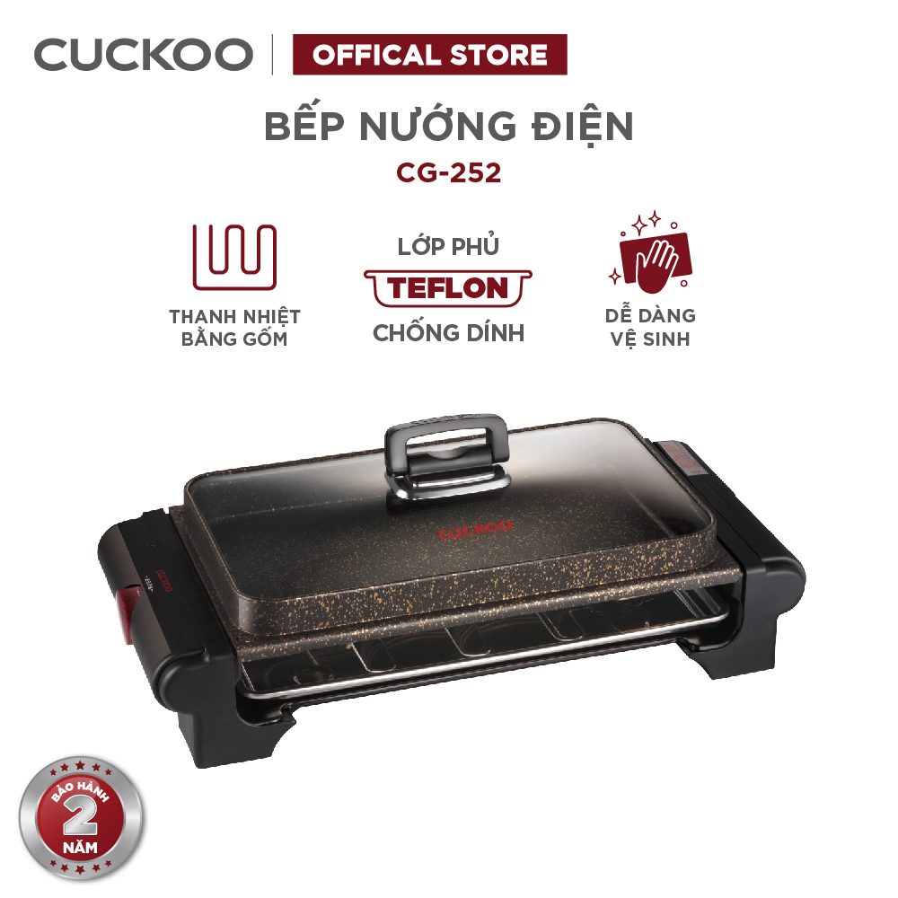 Vỉ nướng điện Cuckoo CG-252 - HÀNG CHÍNH HÃNG