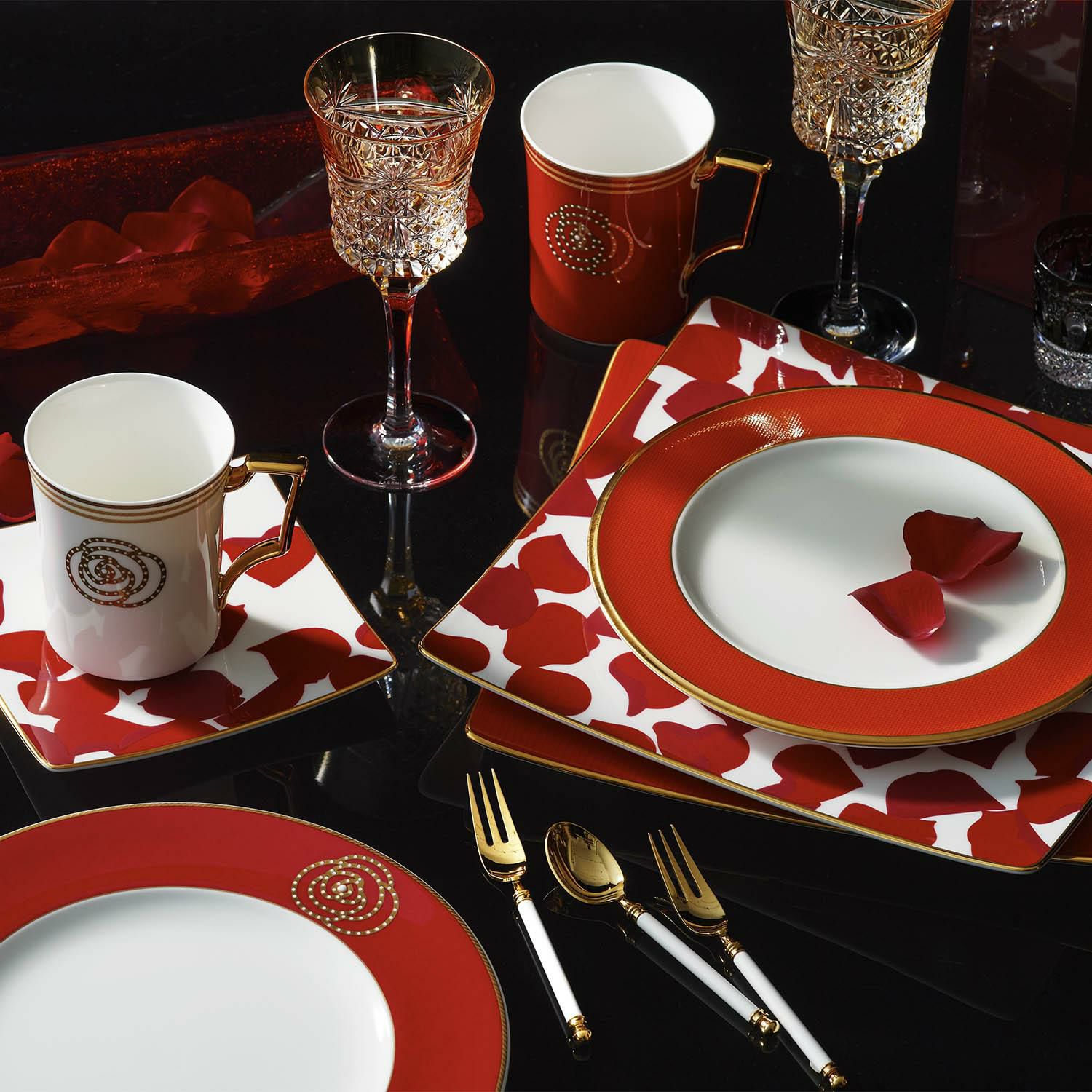 Cốc uống nước/ Cốc uống cà phê Noritake dòng AIDAN GOLD sứ xương cao cấp