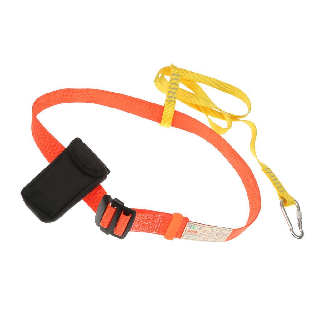 Climbing Equipment - Waist Belt / Belly Harness With Snap Hook / Snap Hook