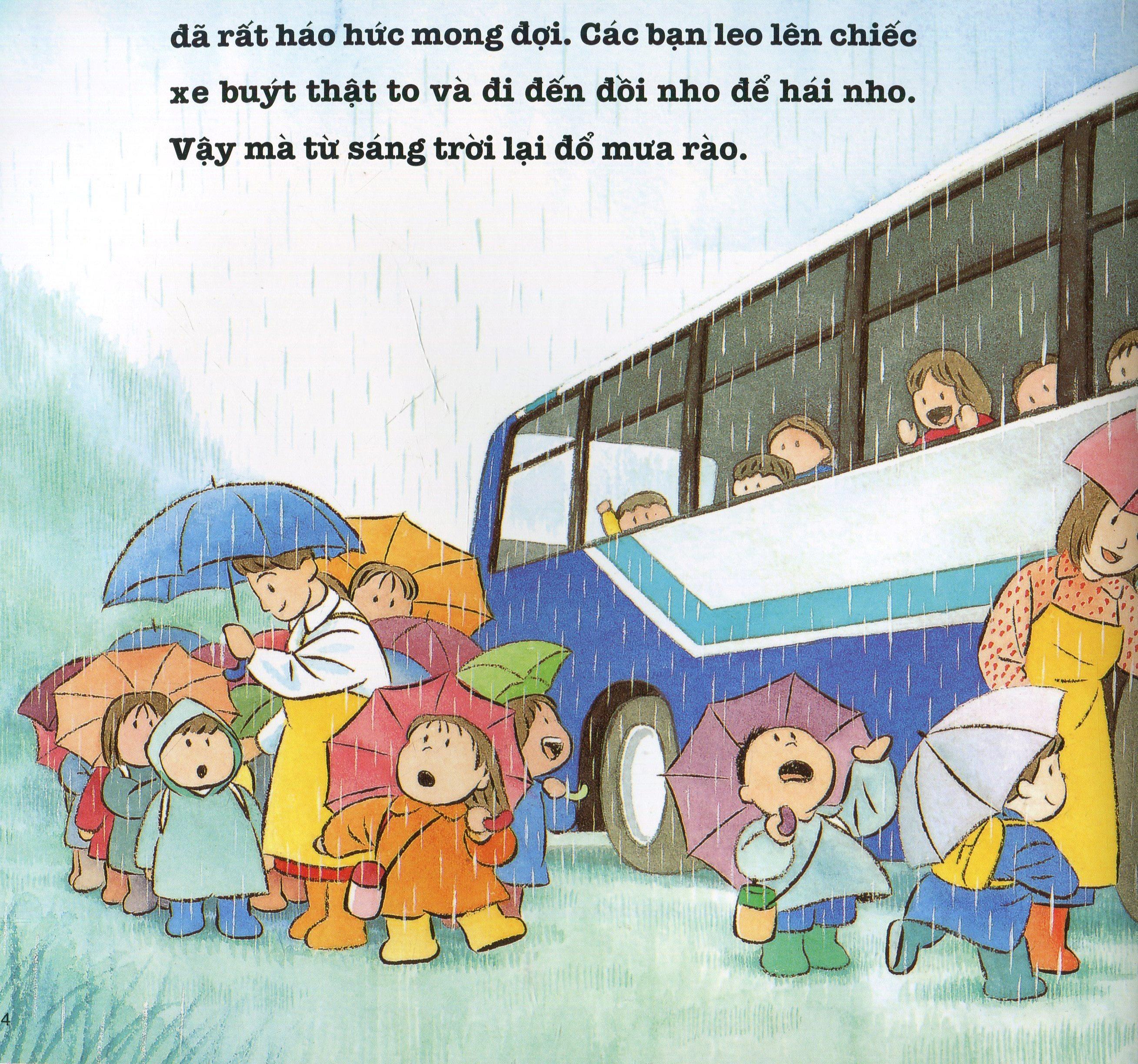 Sách - Ehon Thực Phẩm Tâm Hồn Cho Trẻ - Đi Dã Ngoại Ngày Mưa (Tái Bản 2025)