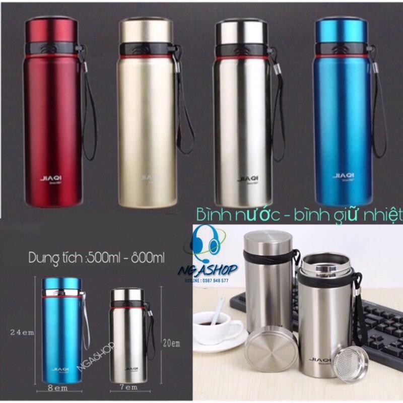 BÌNH NƯỚC -BÌNH GIỮ NHIỆT INOX 500ml ,800ml