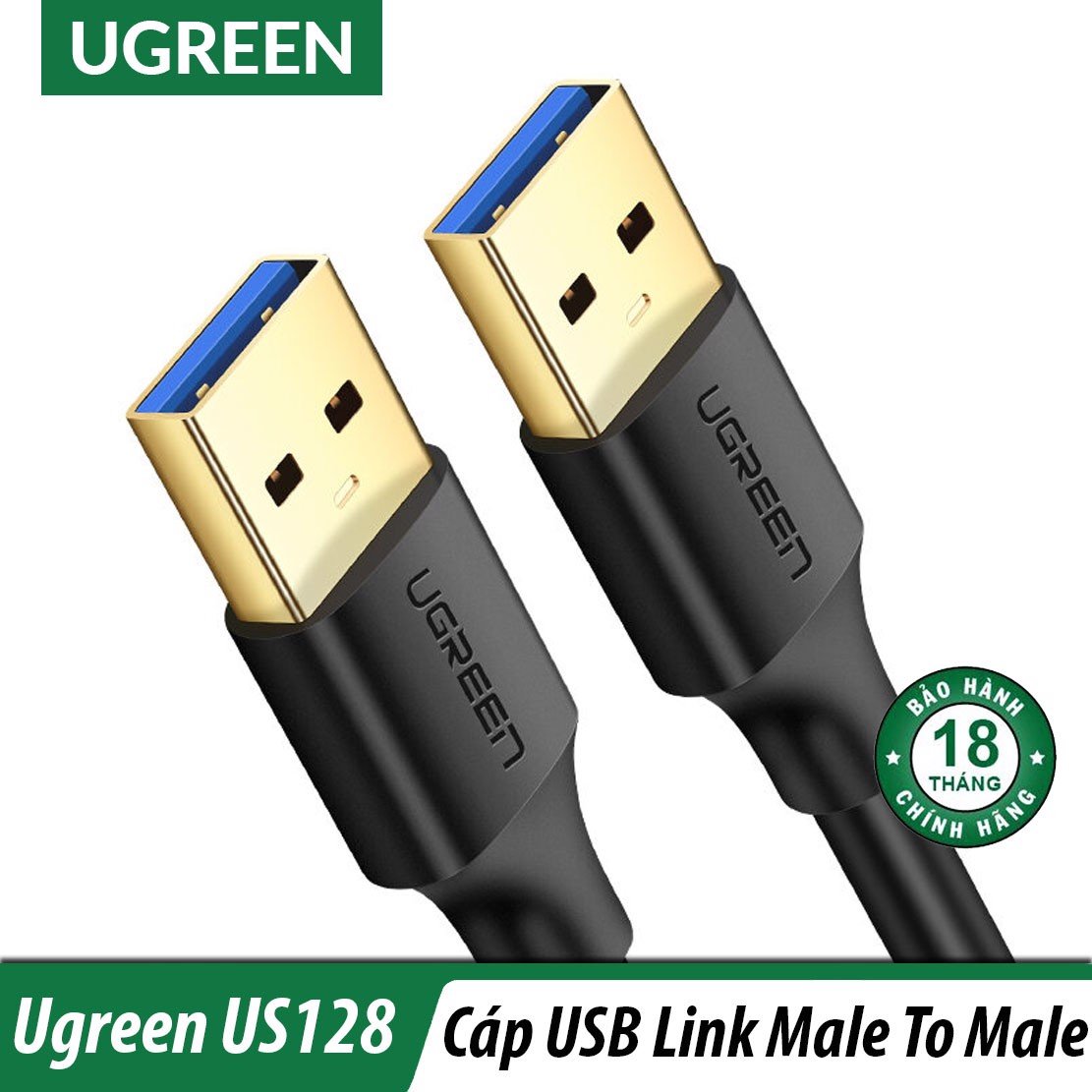 Cáp USB 3.0 Ugreen 10369 (0.5m) - Hàng Chính Hãng