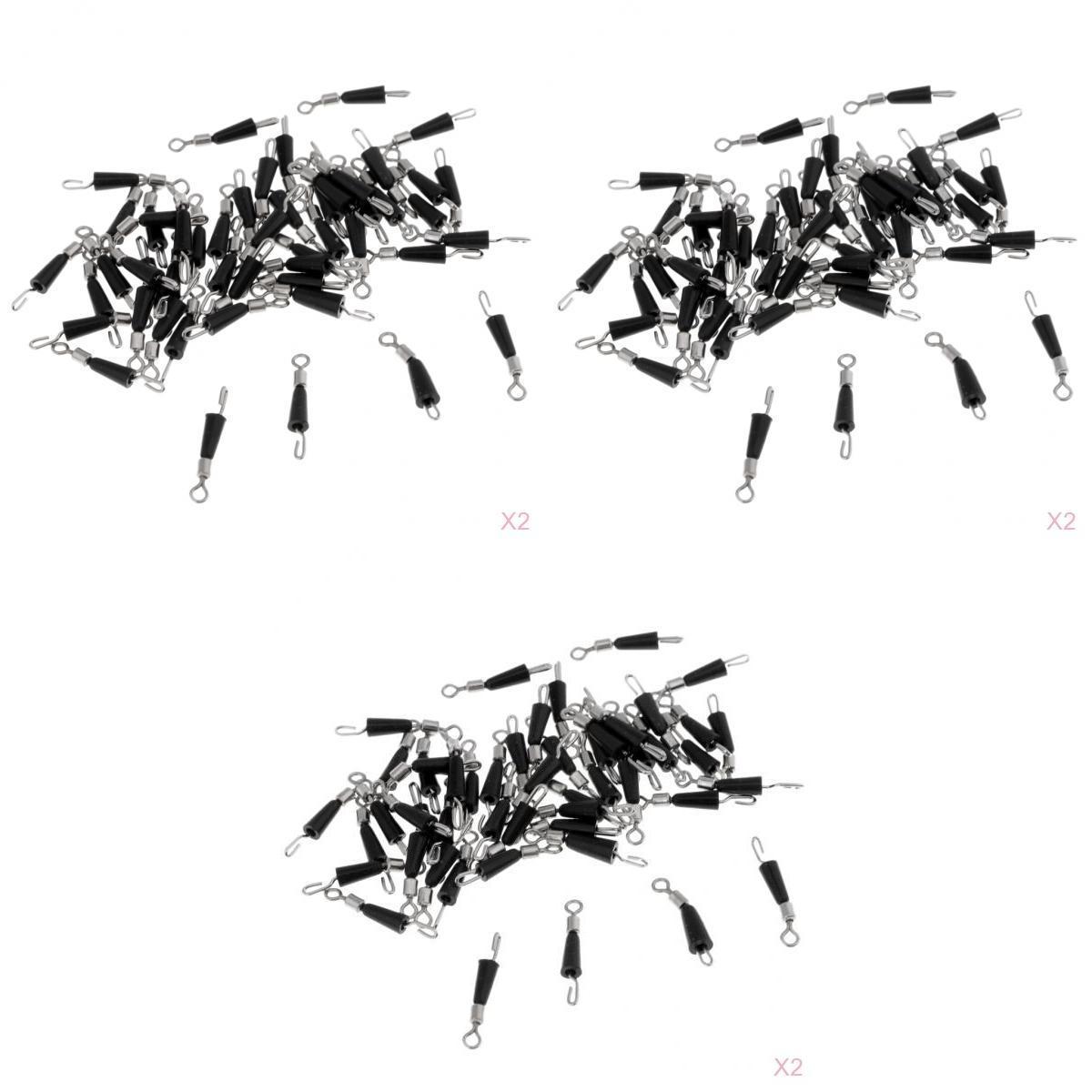 300x Swivel S M L Fishing Snap Fast Clips High Strength Connector Hook Link