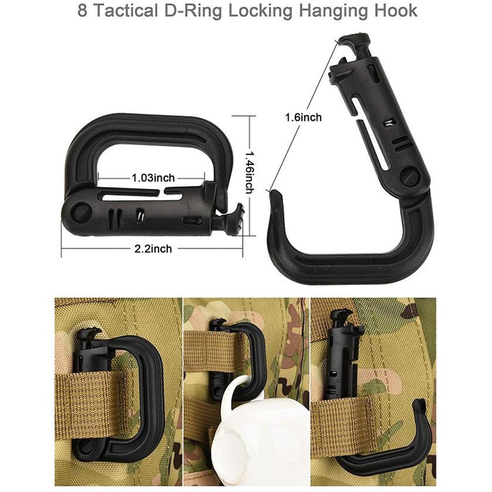 Molle Accessories Kit of 30 Attachments Web Dominator Elastic Strings for Traveling Trekking