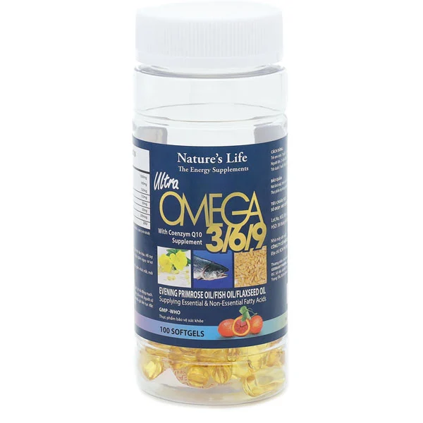 OMEGA 369 - Tăng cường thị lực cho mắt, giúp sáng mắt, bồi bổ sức khỏe hộp 100 viên