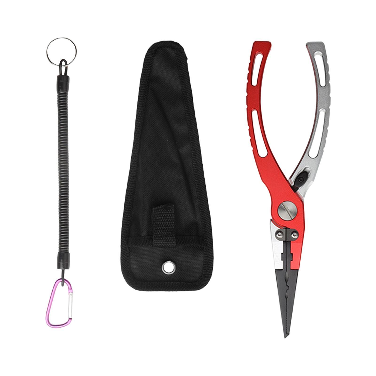 Fishing Pliers Hook Remover Lightweight with Storage Bag Sturdy Fish Gripper