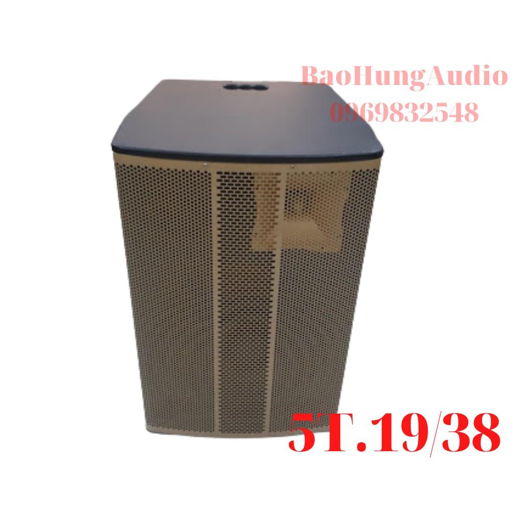 Vỏ thùng loa kéo 50 đơn  sơn sần chống trầy hàng đẹp, hộc mạch hậu 19/38 hàng đẹp chắc chắn.