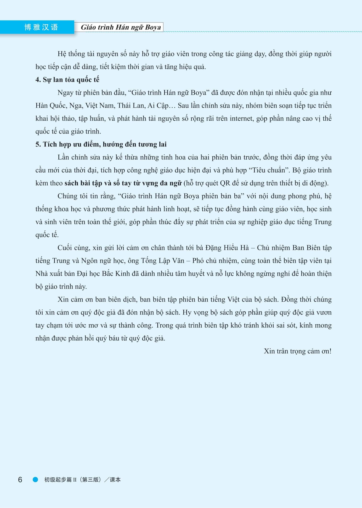 Sách - Giáo Trình Hán Ngữ Boya - Sơ Cấp - Tập 2 (Phiên Bản 3)