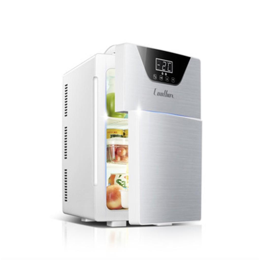 Tủ lạnh 20L LCD điều chỉnh nhiệt độ thiết kế 3 Quạt siêu mạnh COOLBOX (220v/12v)