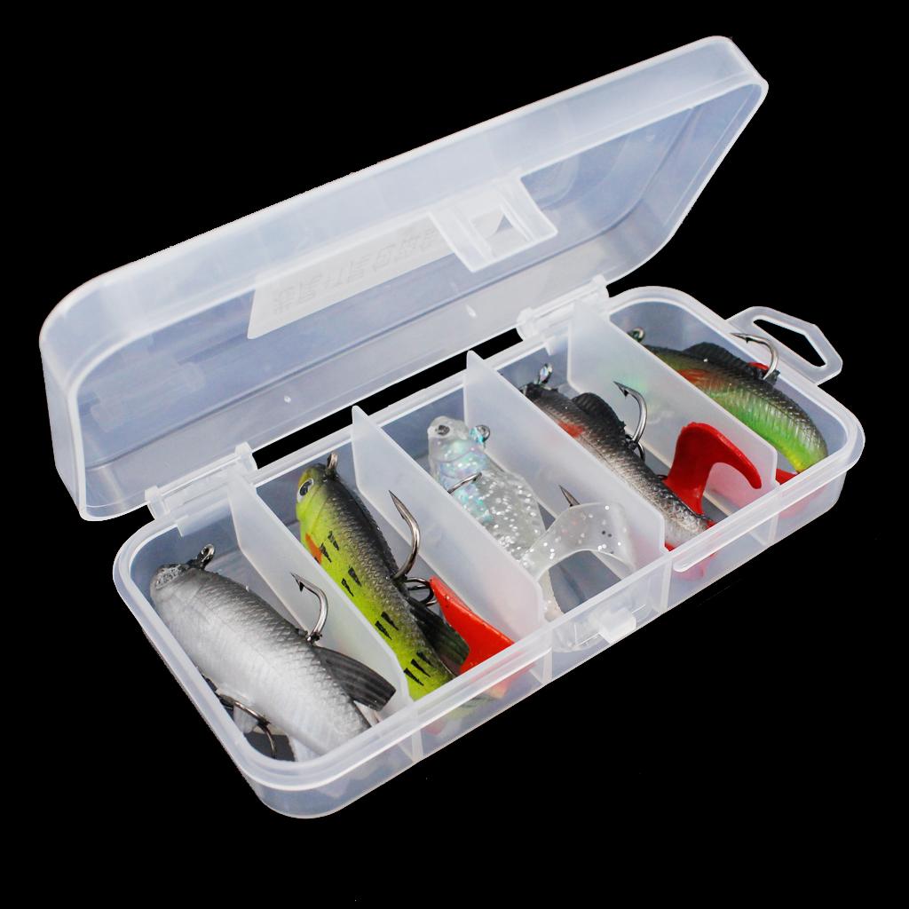 5x Lifelike Fishing Lures Artificial Floating Baits Freshwater Saltwater