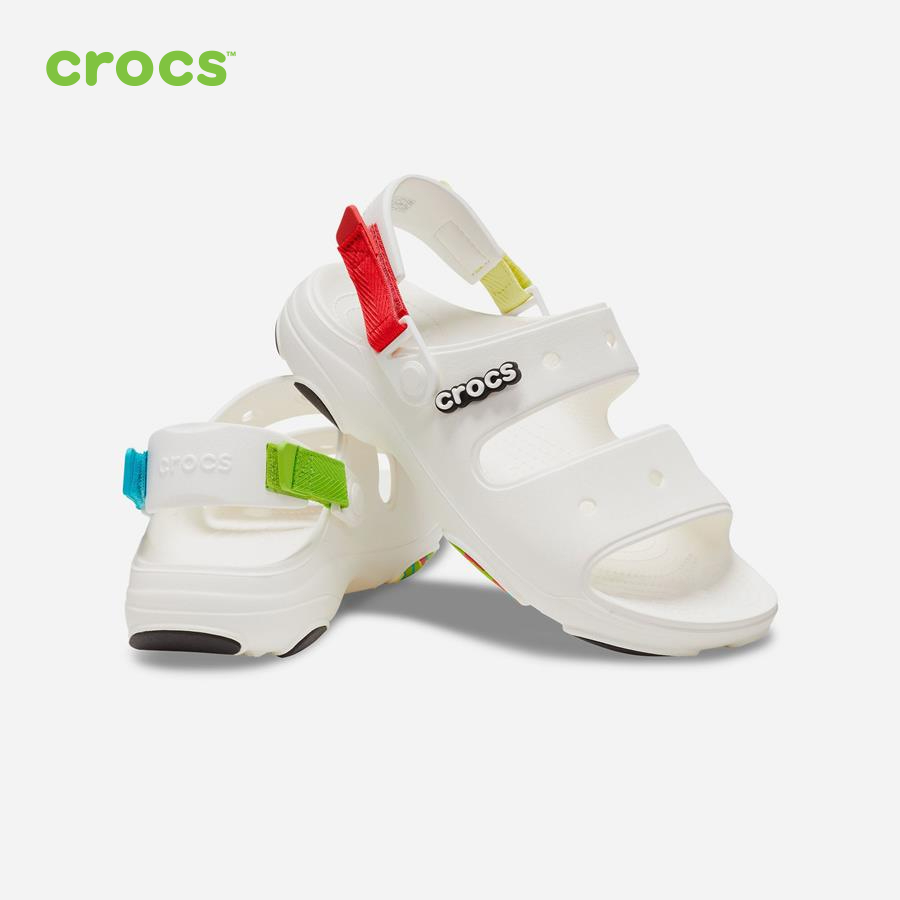 Giày sandal unisex Crocs FW Classic Sandal U All Terrain Whi/Mlti - 207711-94S
