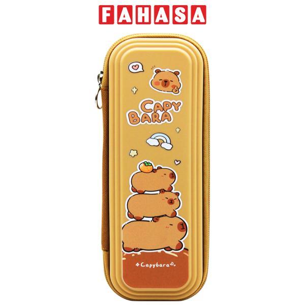 Bóp Viết Nhựa Capybara Nâu - Shunde 9116